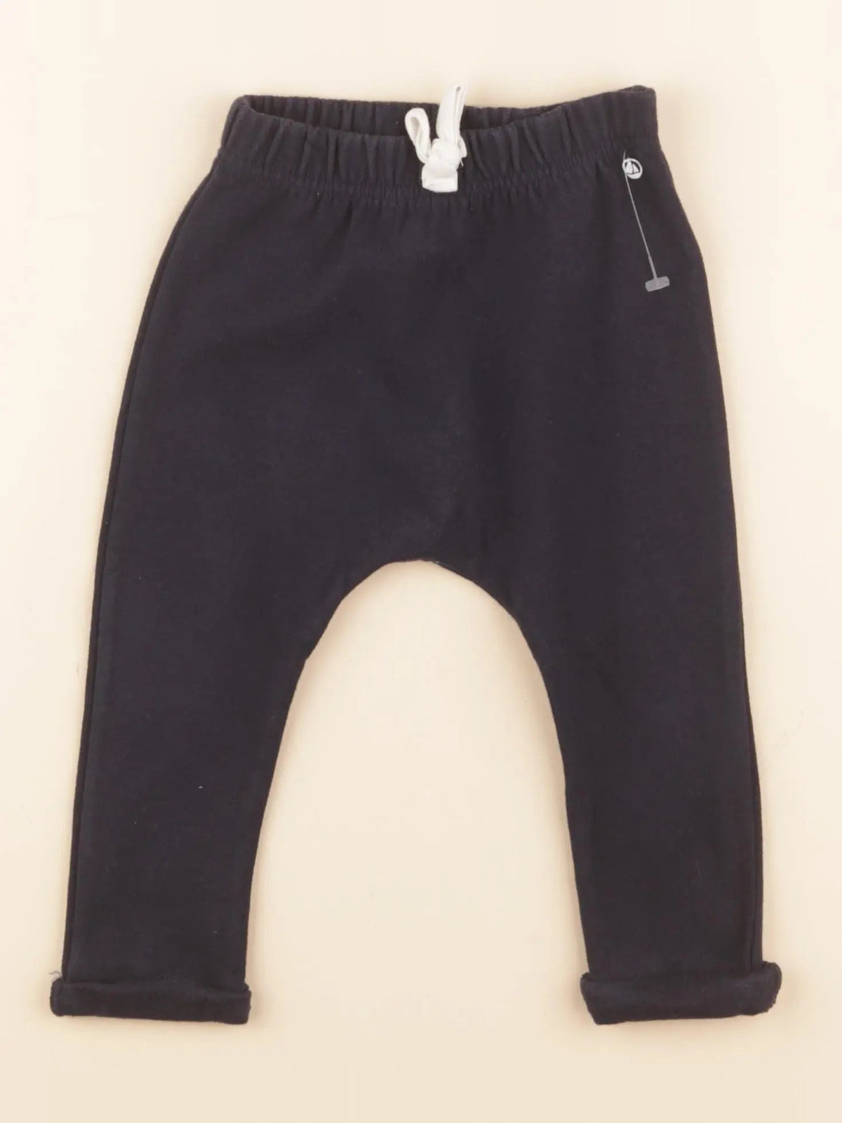 Petit Bateau - legging bleu - 12 mois