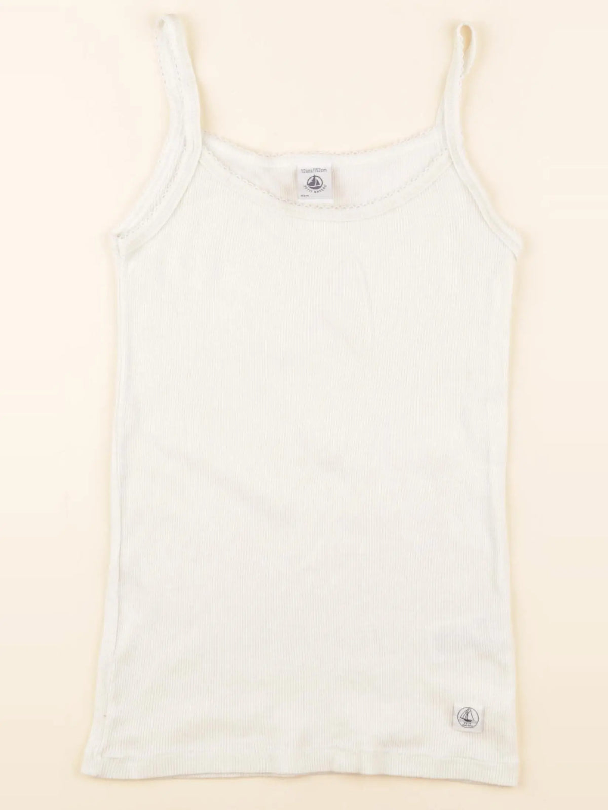 Petit Bateau - maillot de corps jaune - 12 ans