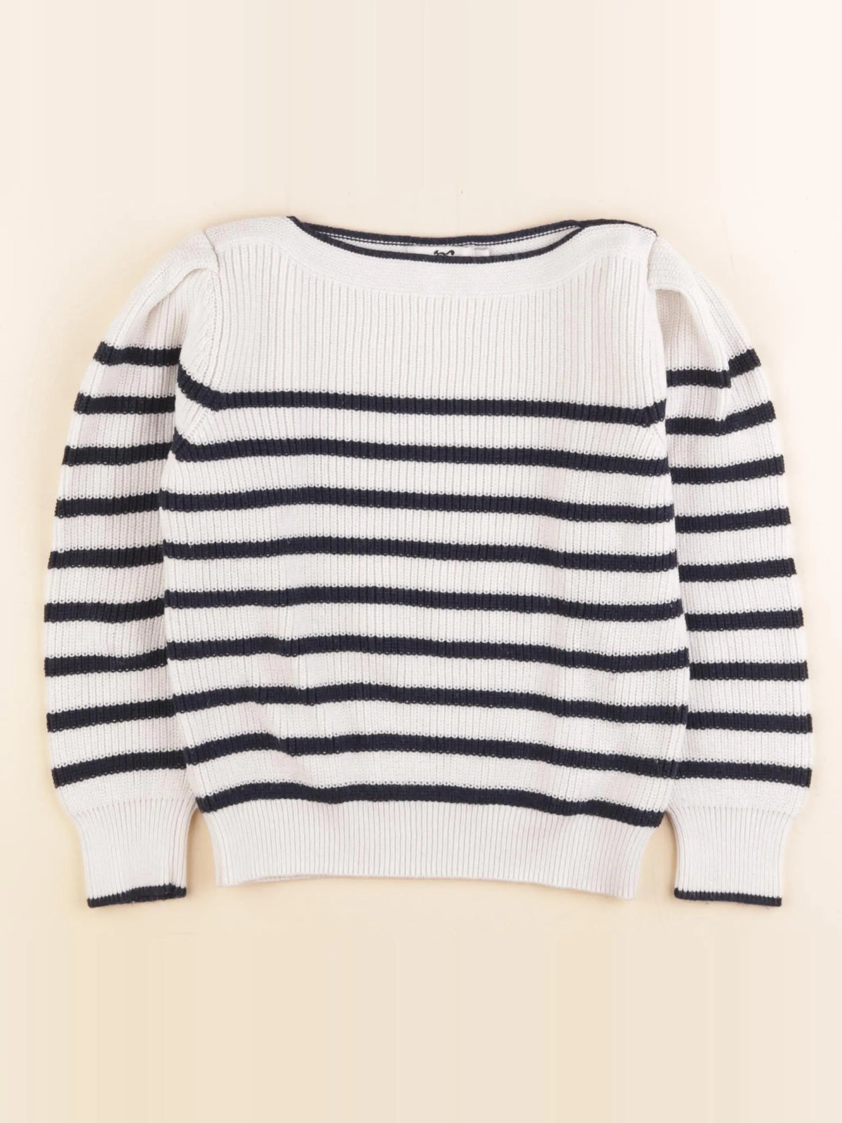 Cyrillus - pull blanc - 6 ans