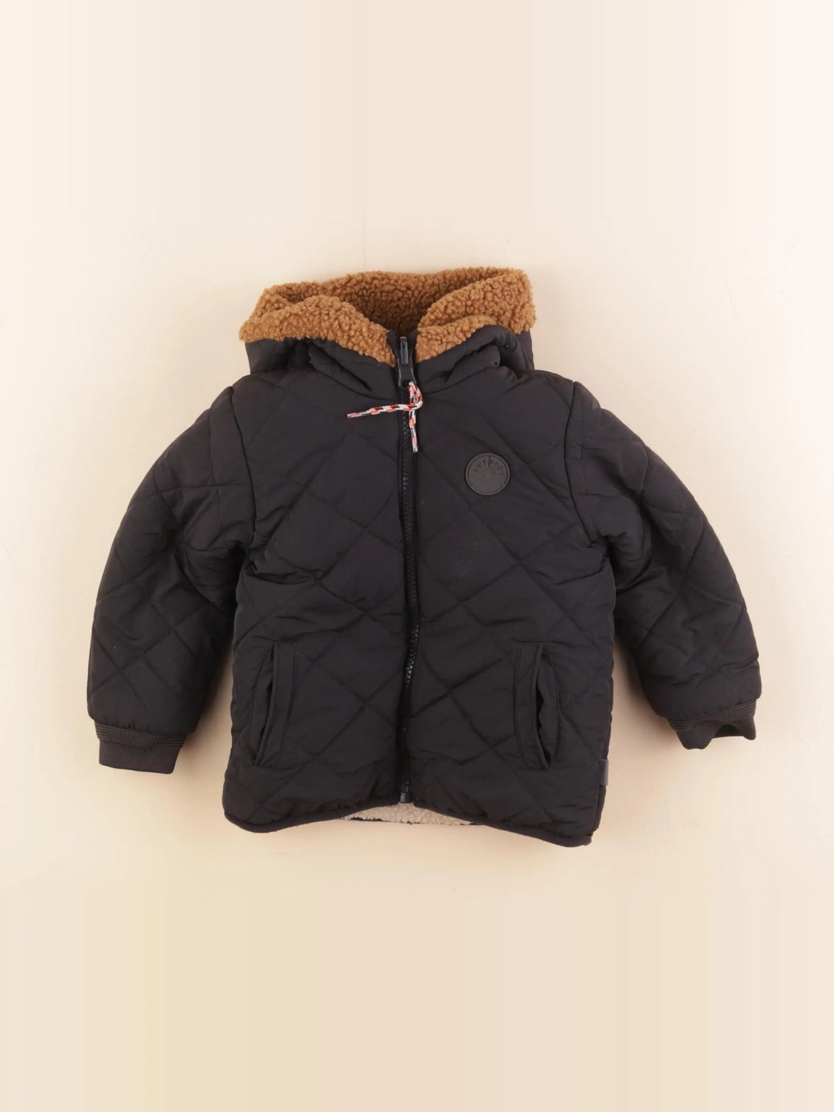 Noppies - veste réversible marron - 12/18 mois