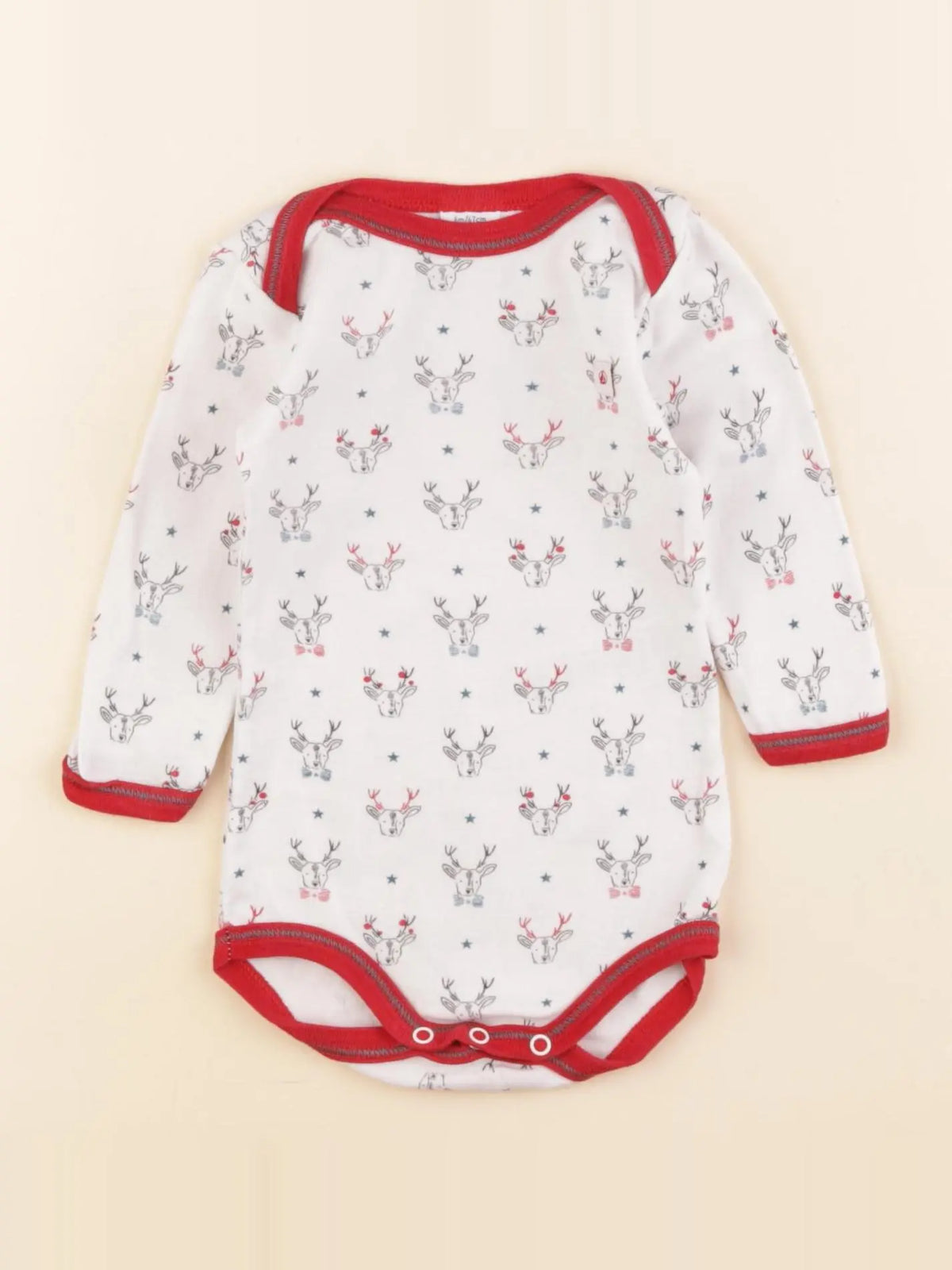 Petit Bateau - body blanc - 6 mois