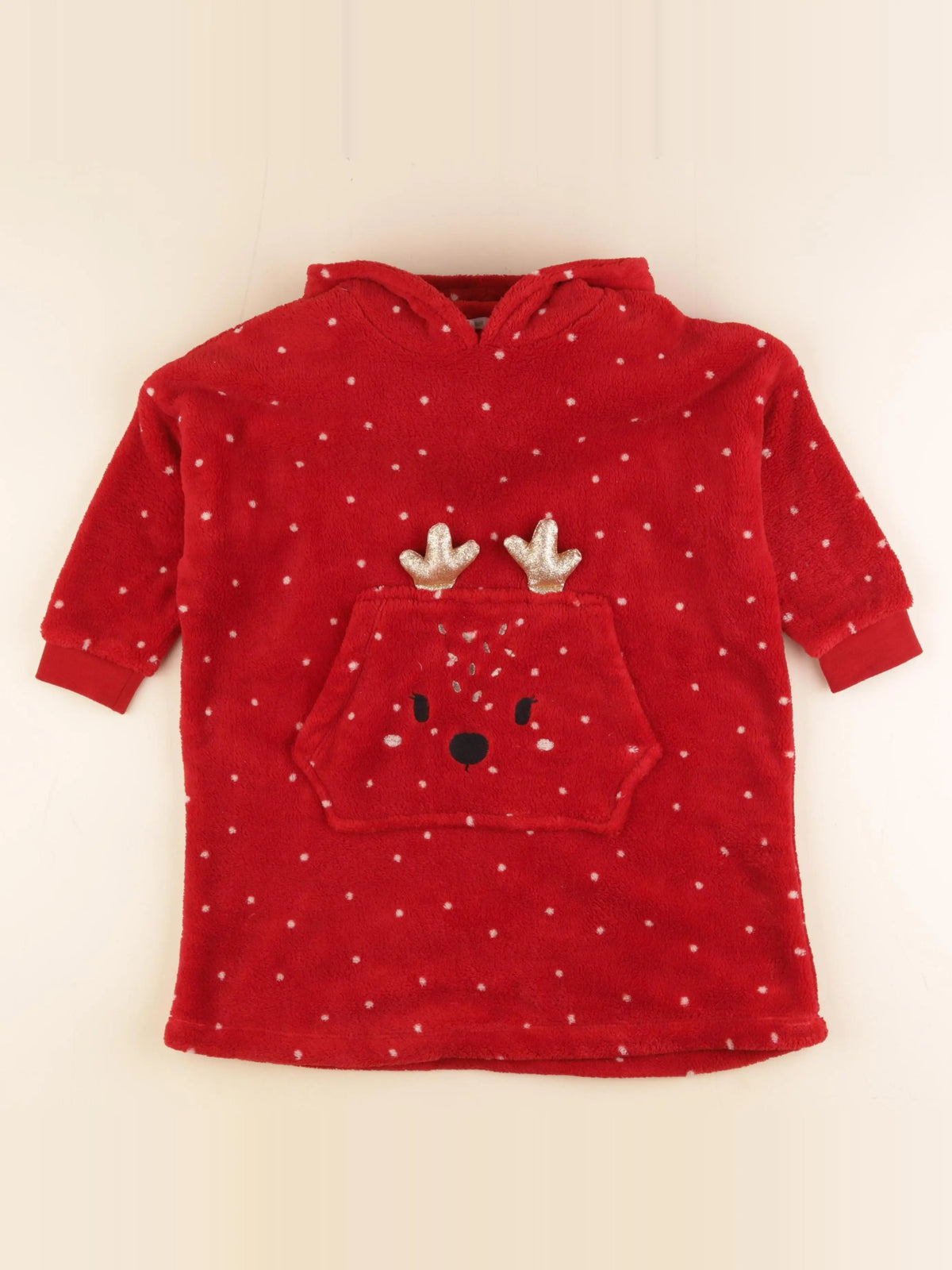 Vertbaudet - robe de chambre rouge - 5 ans