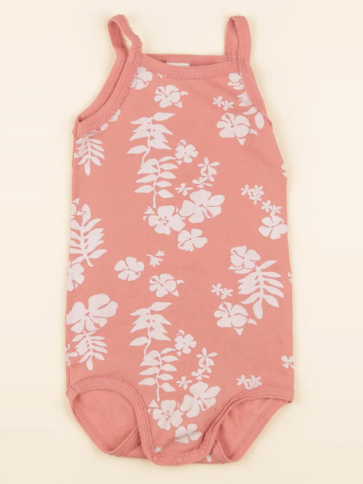 Petit Bateau - body orange - 36 mois