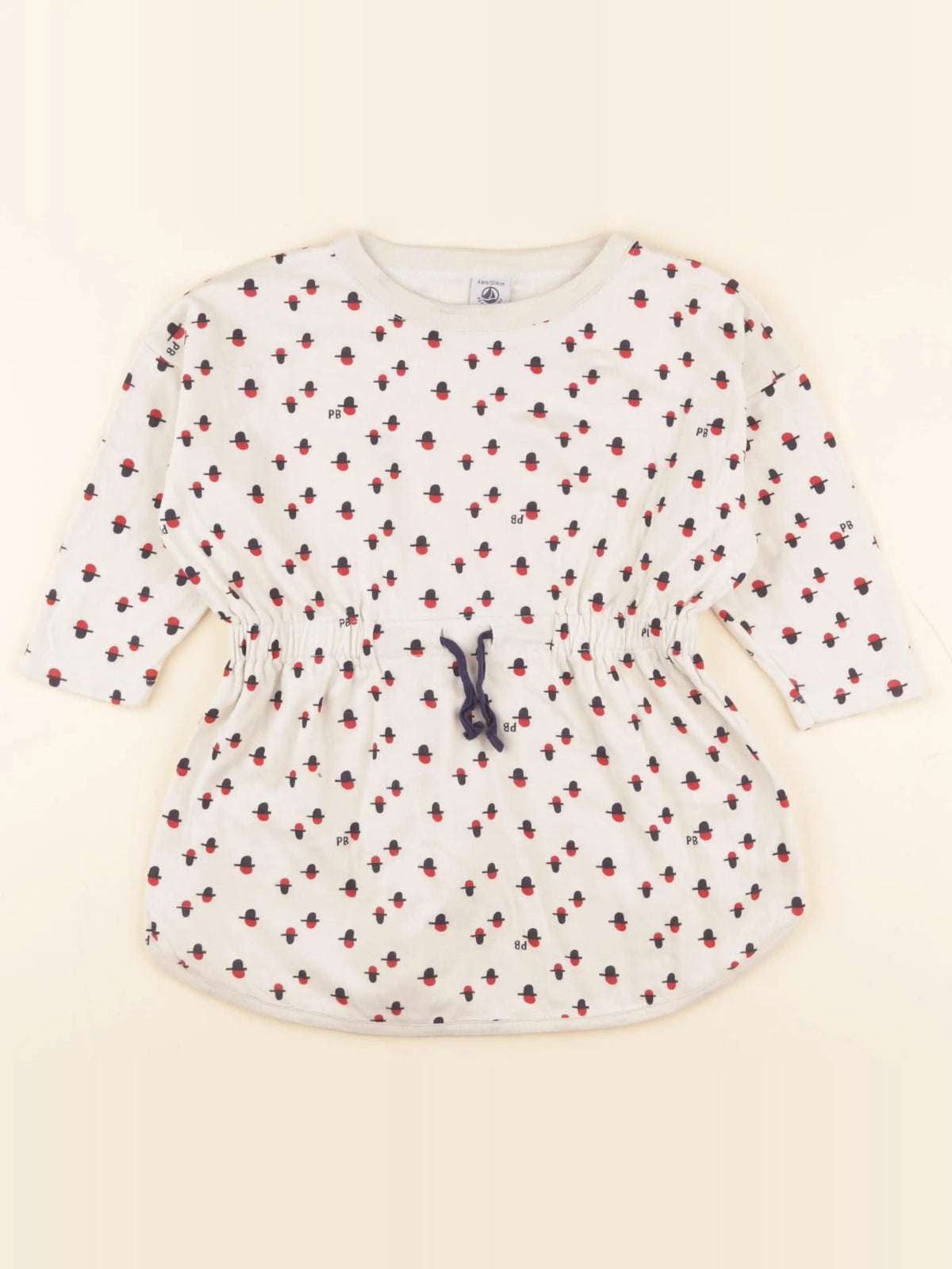 Petit Bateau - robe beige - 4 ans