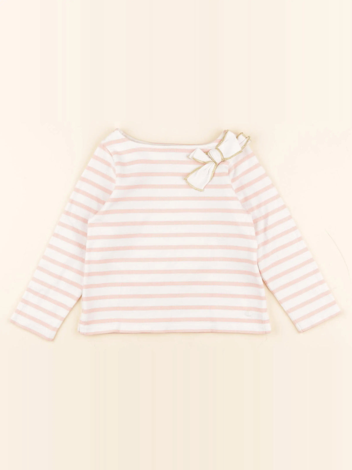 Petit Bateau - tee-shirt rose - 4 ans