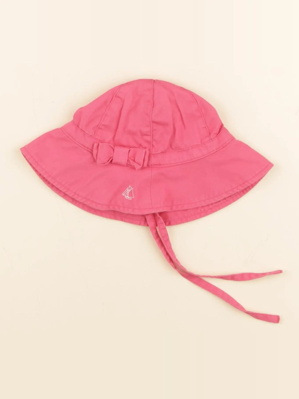Petit Bateau - chapeau rose - 3/6 mois