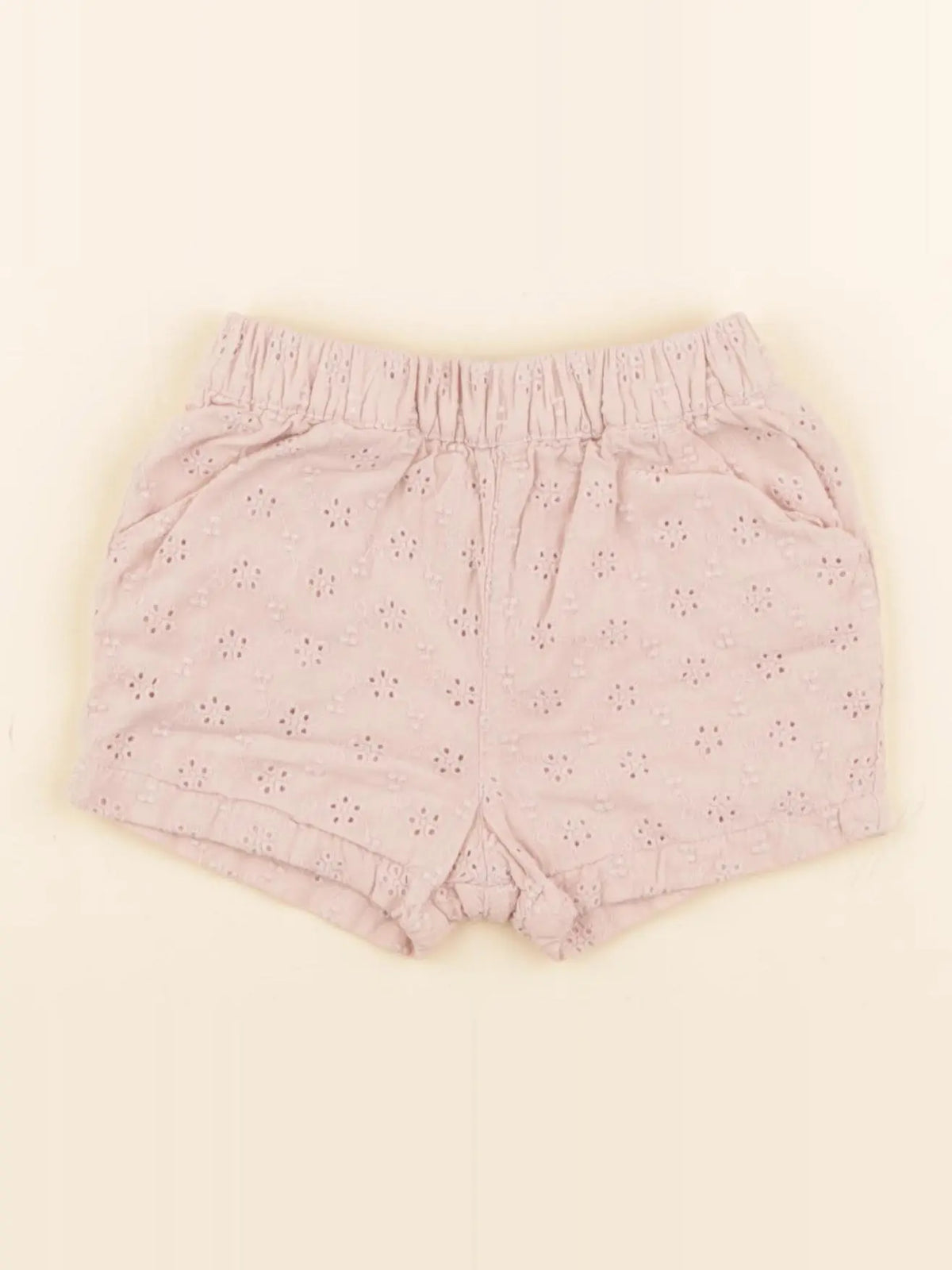 Petit Bateau - short rose - 6 mois