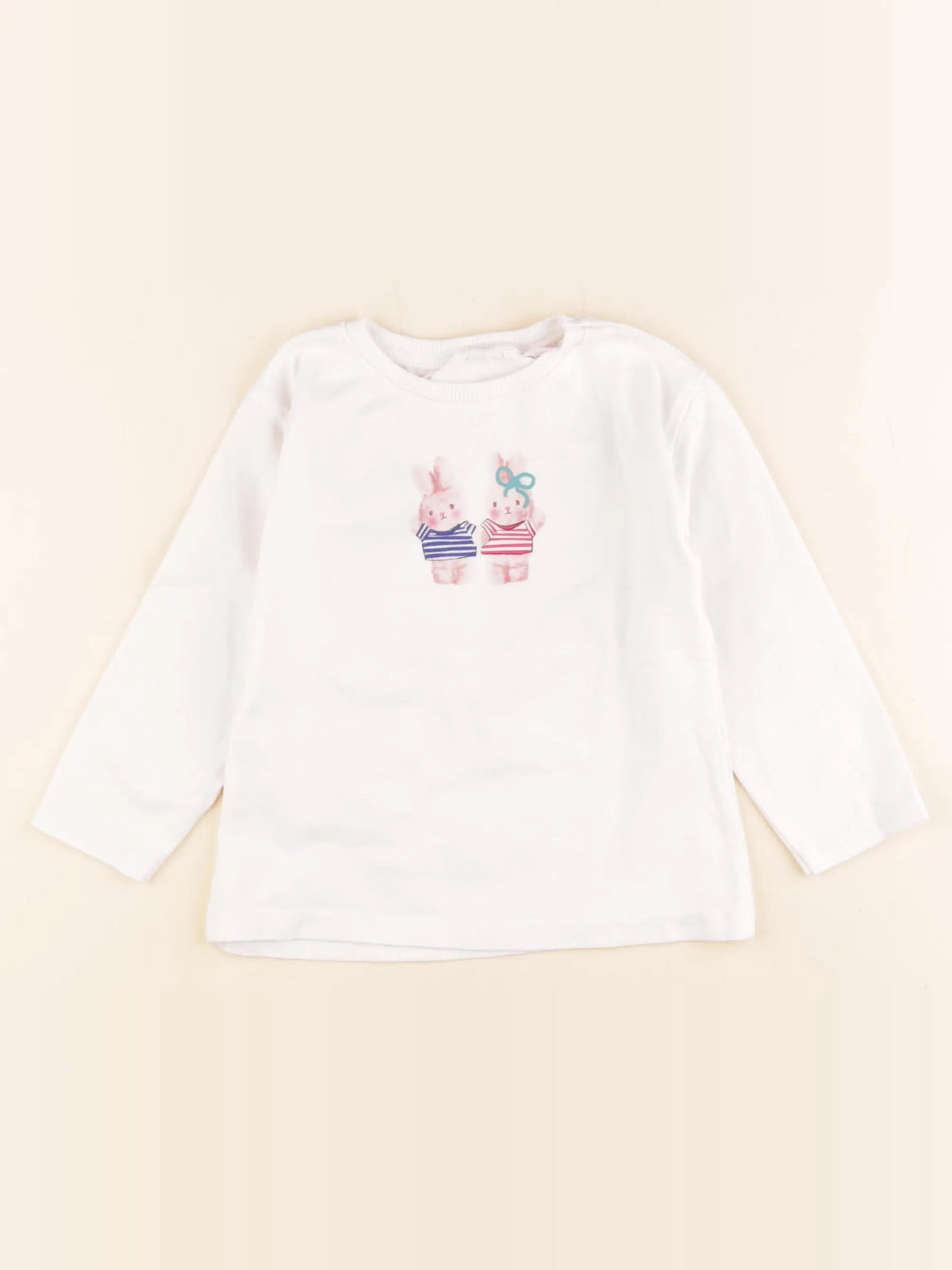 Zara - tee-shirt blanc - 2 ans