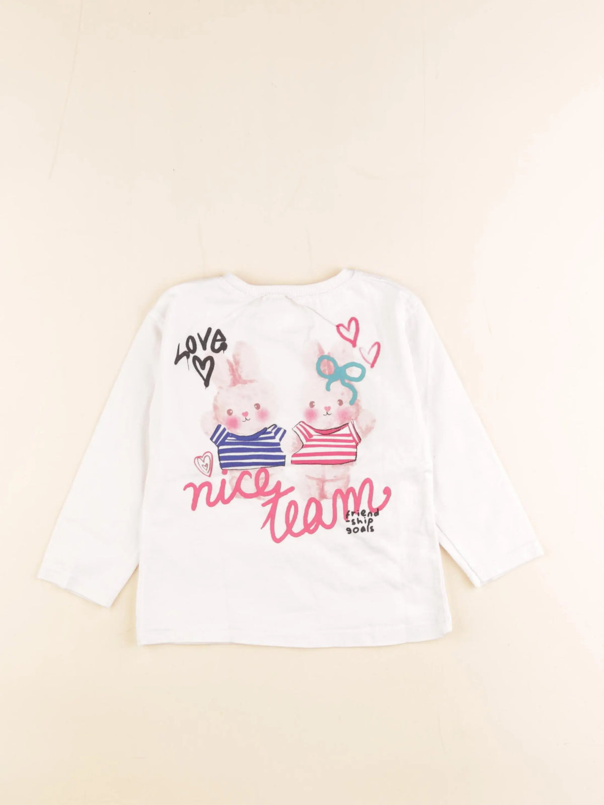 Zara - tee-shirt blanc - 2 ans
