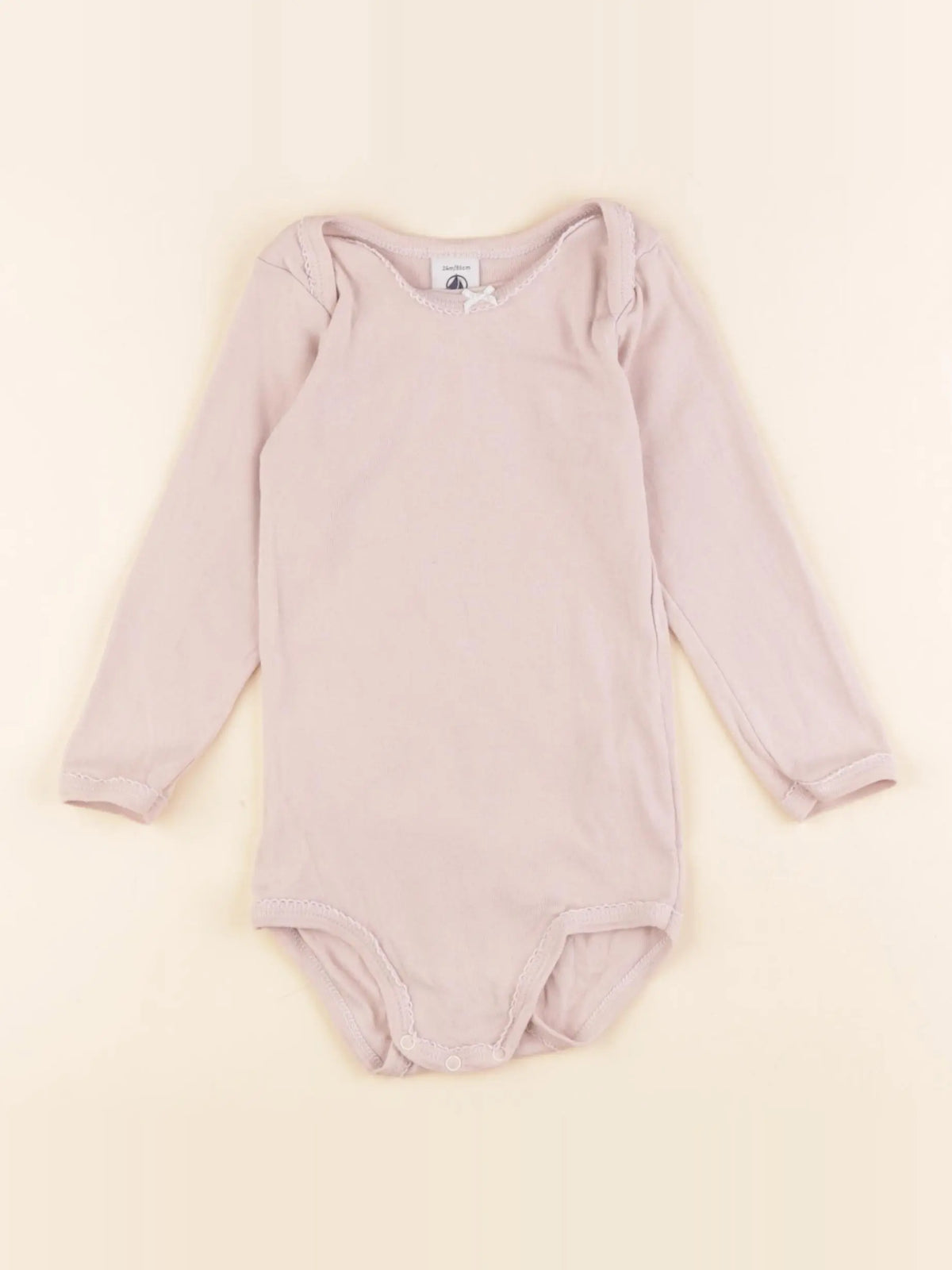 Petit Bateau - body rose - 24 mois
