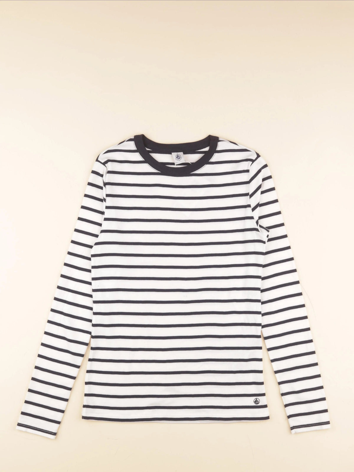 Petit Bateau - tee-shirt bleu, blanc - 16 ans