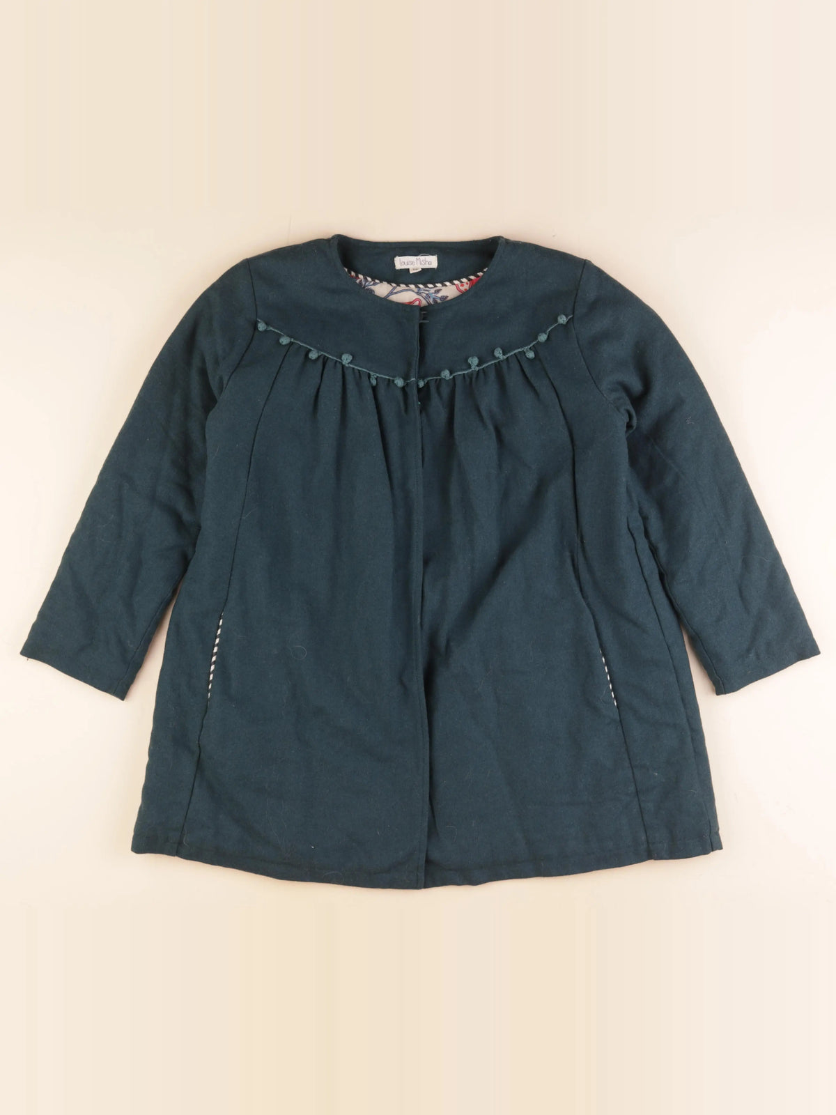 Louise Misha - manteau vert - 10 ans