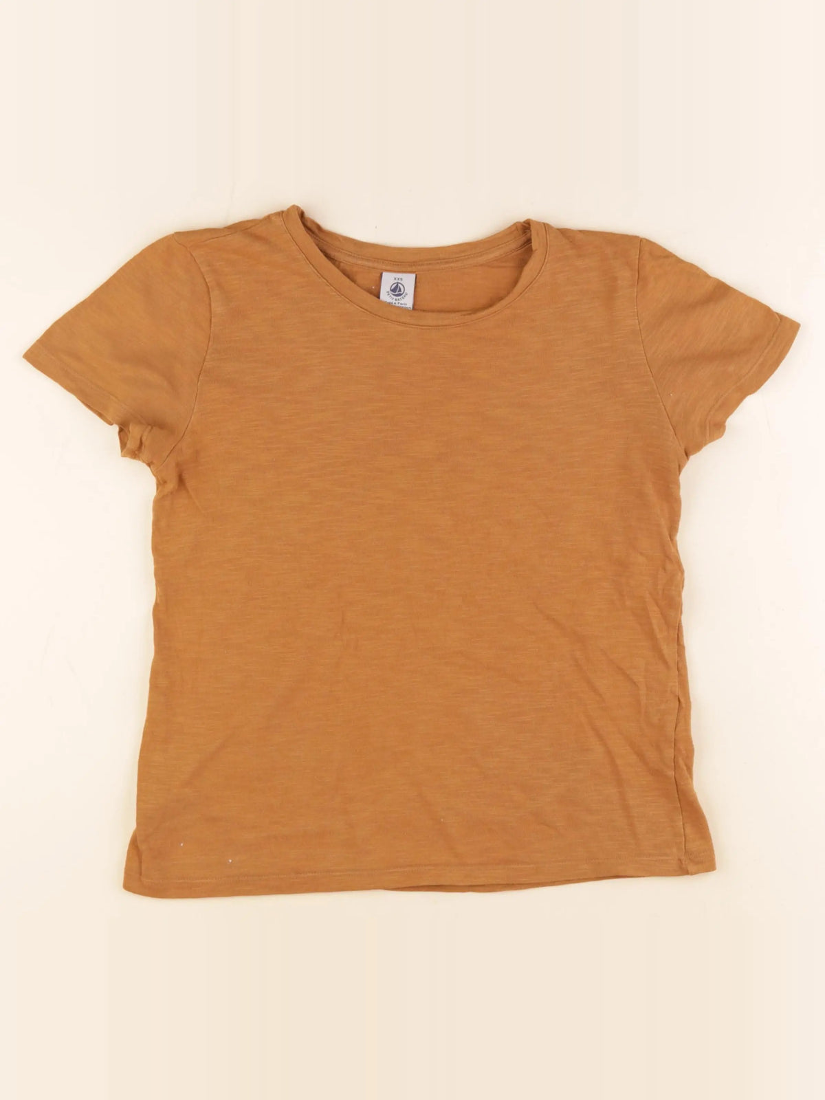 Petit Bateau - tee-shirt marron - 12 ans