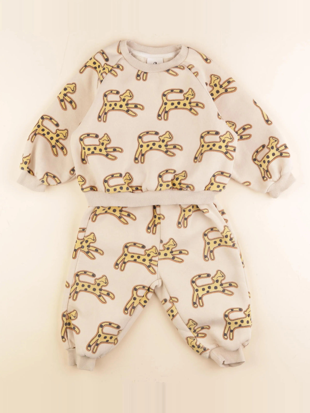 Gamin gamine - ensemble beige - 12/18 mois