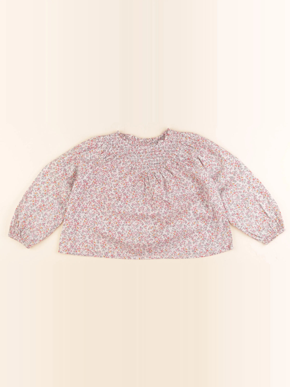 Vertbaudet - blouse beige - 6 ans