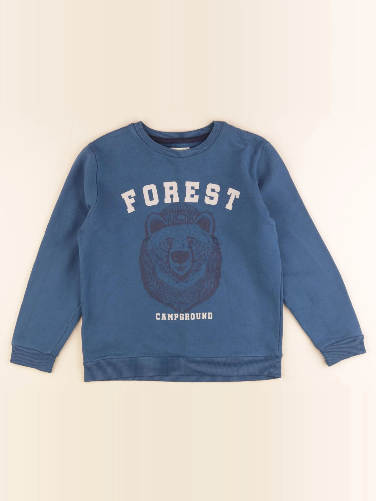 Vertbaudet - sweat bleu - 10 ans
