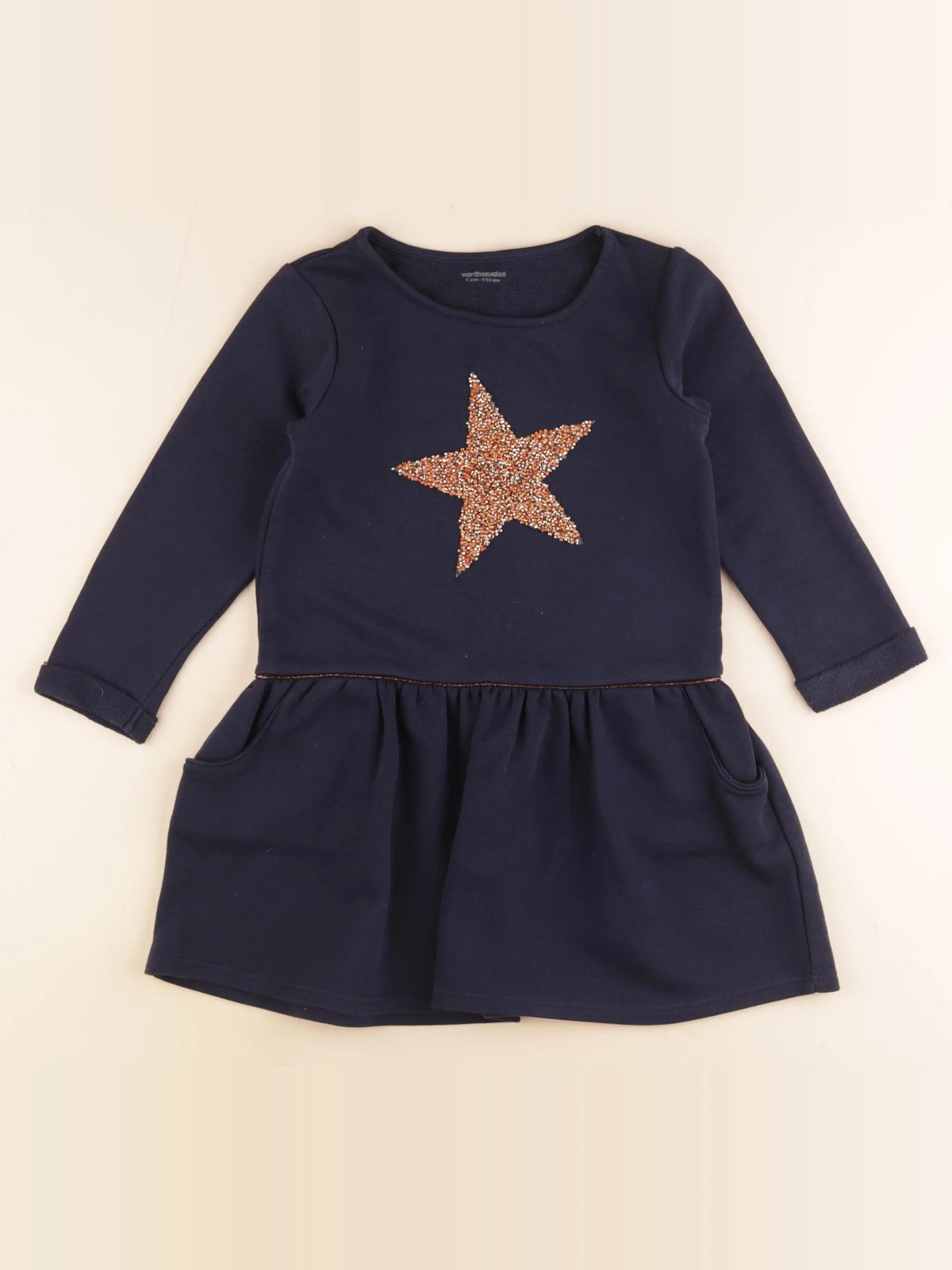 Vertbaudet - robe bleu - 6 ans