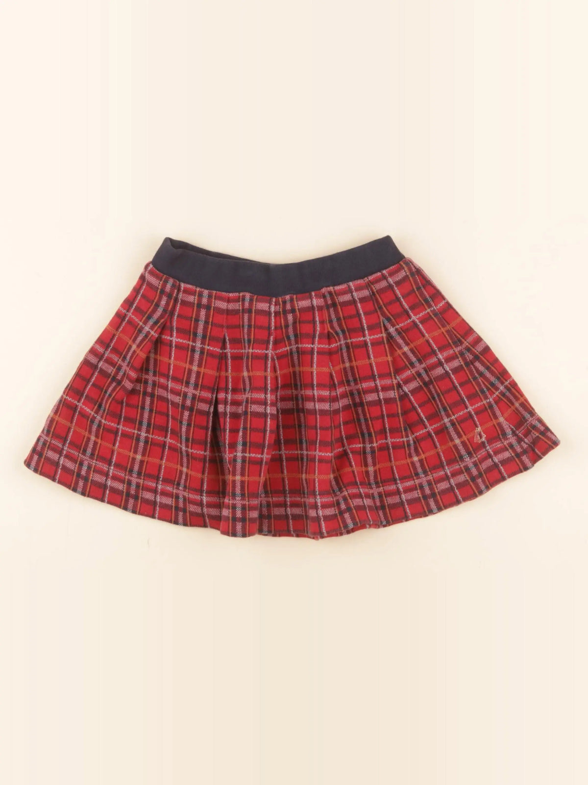 Petit Bateau - jupe rouge - 5 ans