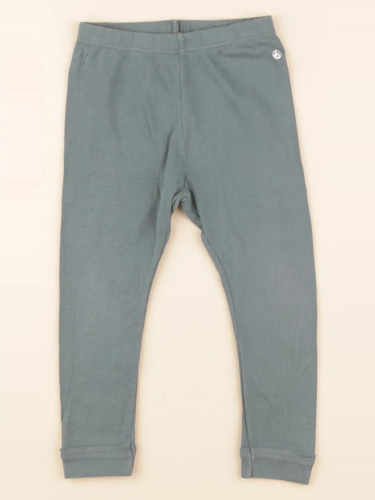 Petit Bateau - legging bleu - 24 mois