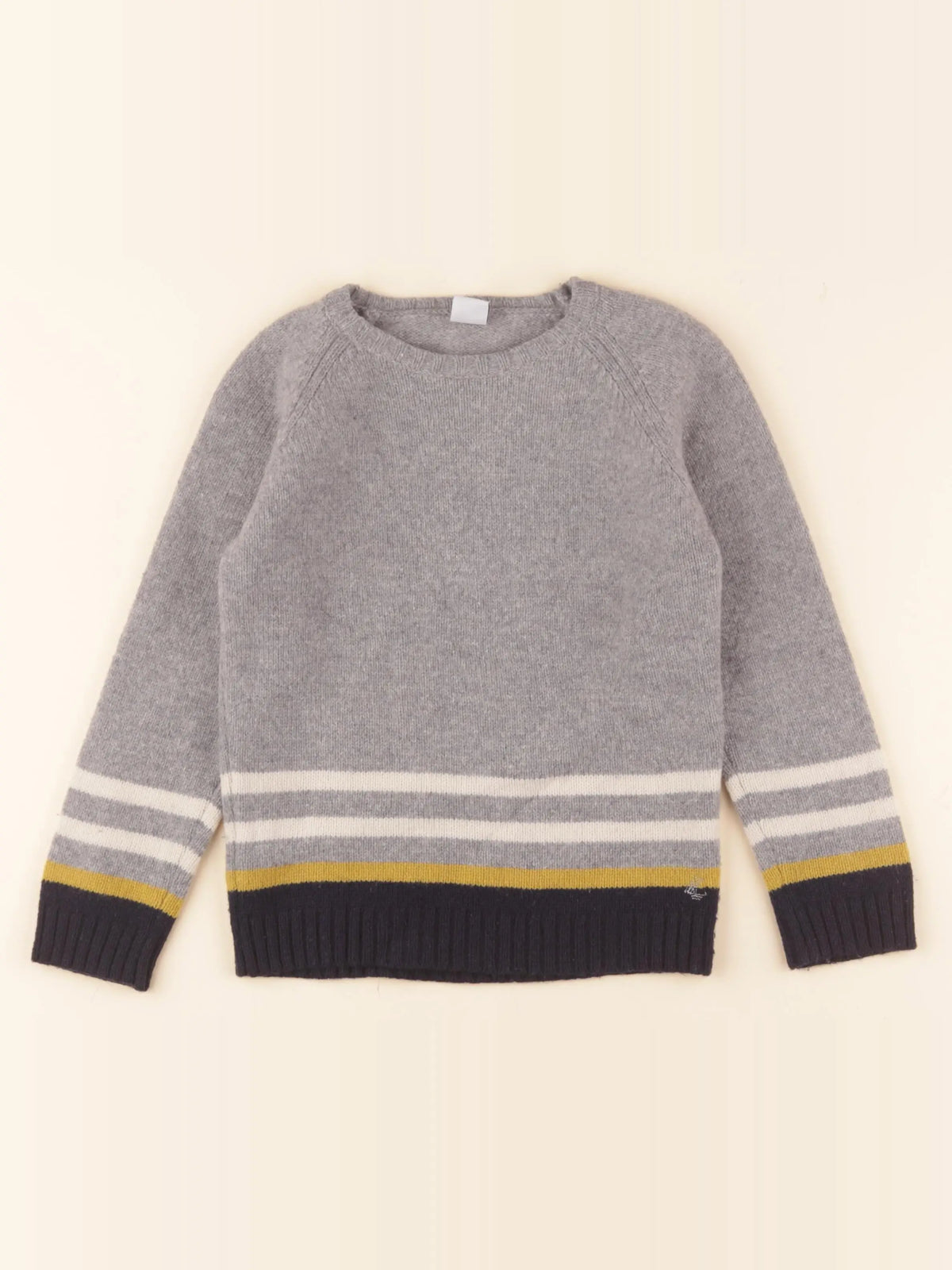 Petit Bateau - pull gris - 5 ans