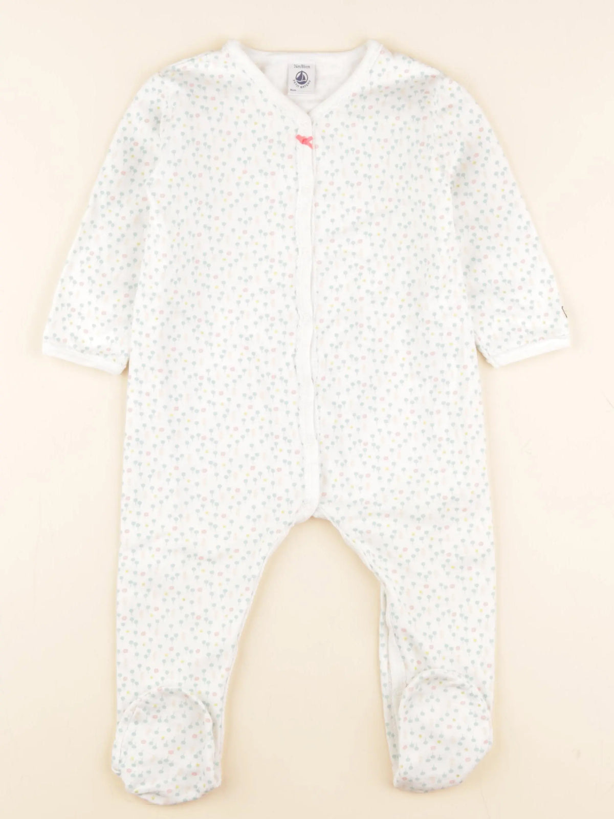 Petit Bateau - pyjama coton multicolore - 24 mois