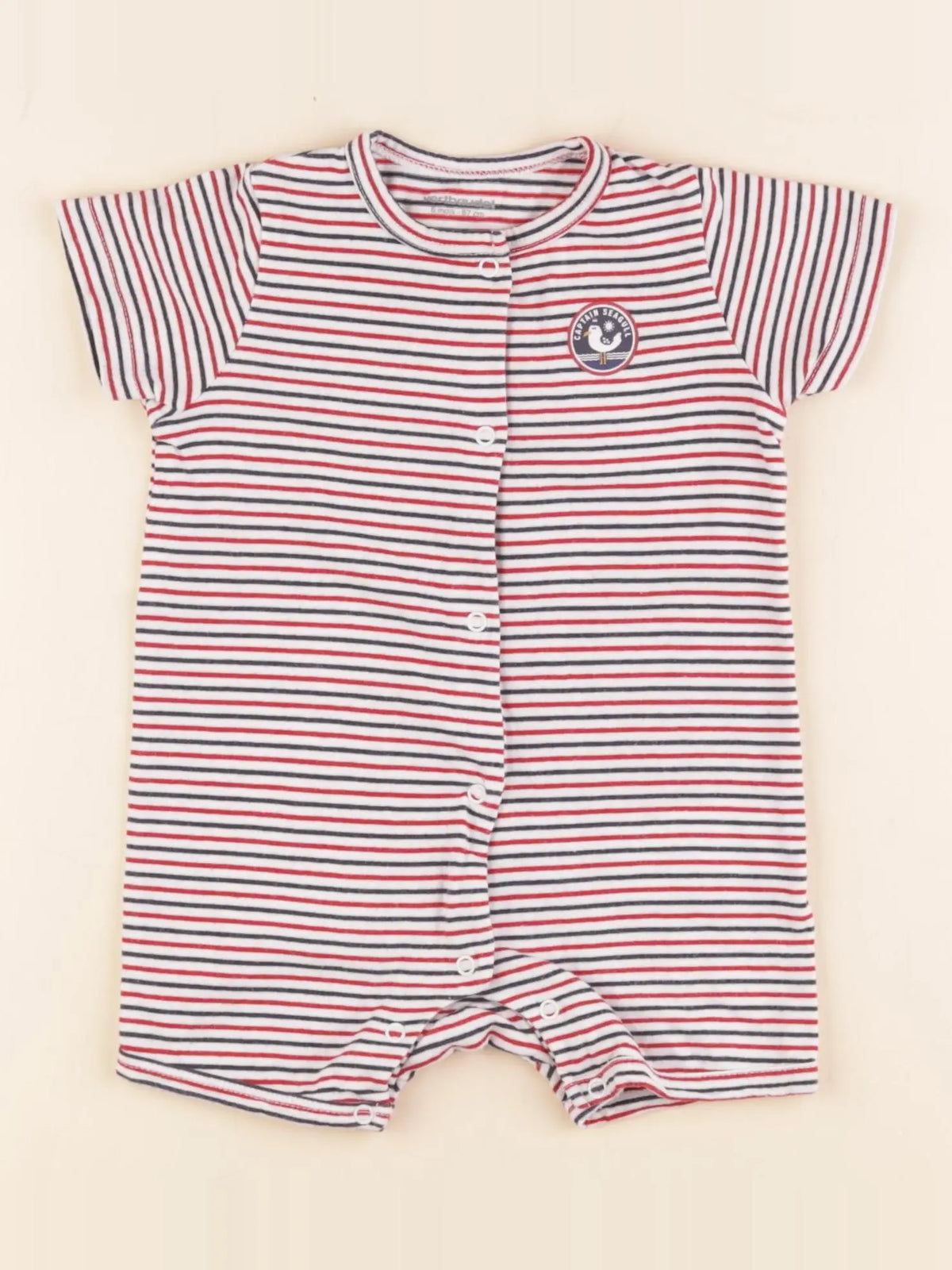 Vertbaudet - pyjama coton multicolore - 6 mois