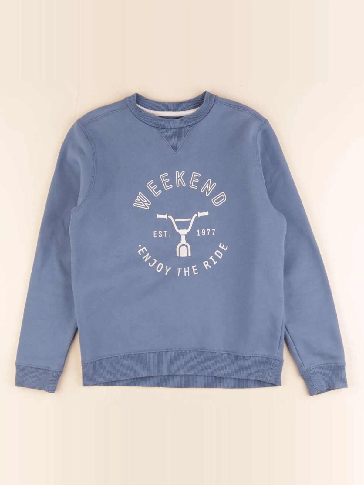 Cyrillus - sweat bleu - 10 ans