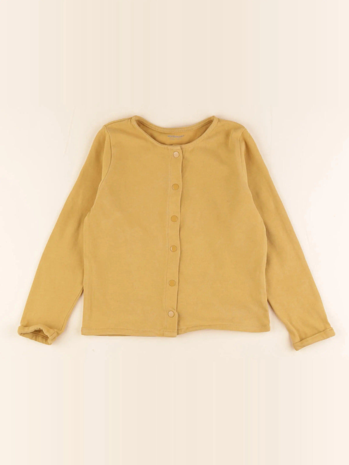 Vertbaudet - sweat jaune - 5 ans