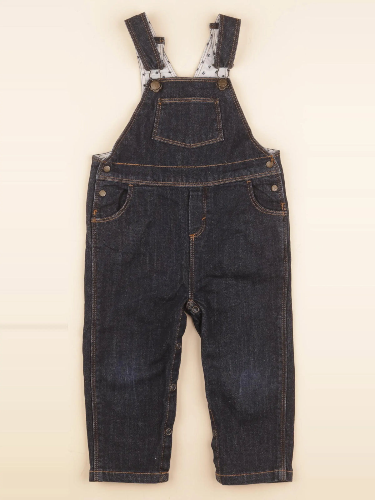Petit Bateau - salopette bleu - 18 mois