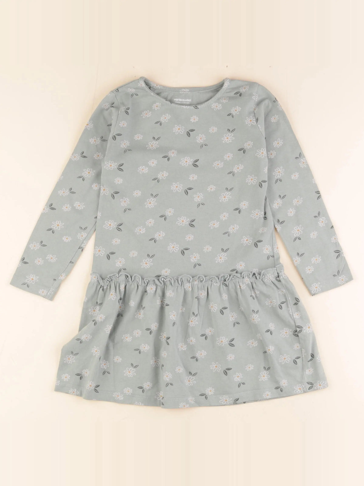 Vertbaudet - robe vert - 5 ans