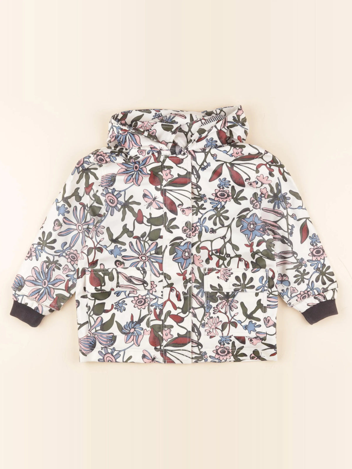 Petit Bateau - imperméable multicolore - 3 ans