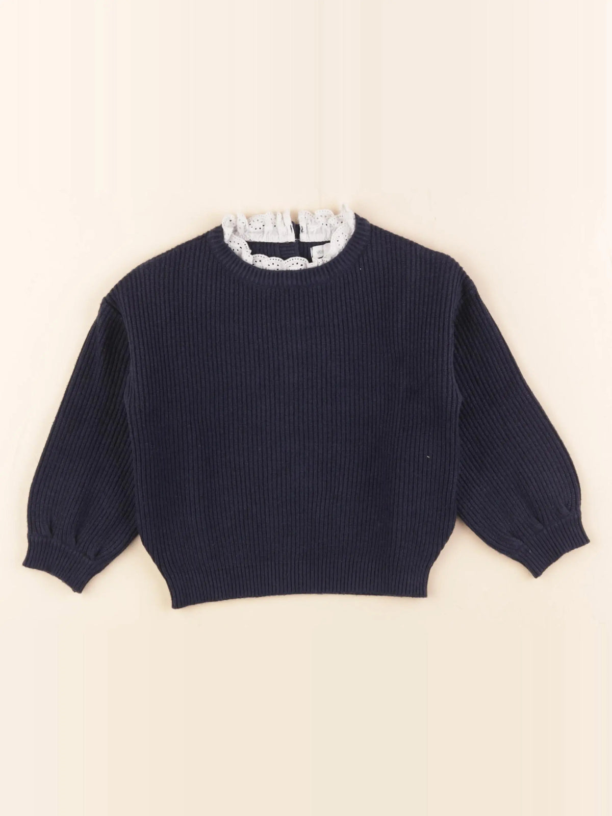 Vertbaudet - pull bleu - 3 ans