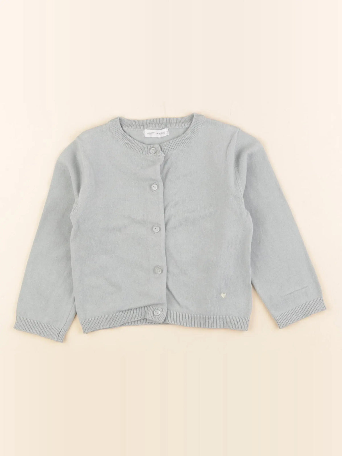 Vertbaudet - gilet vert - 2 ans
