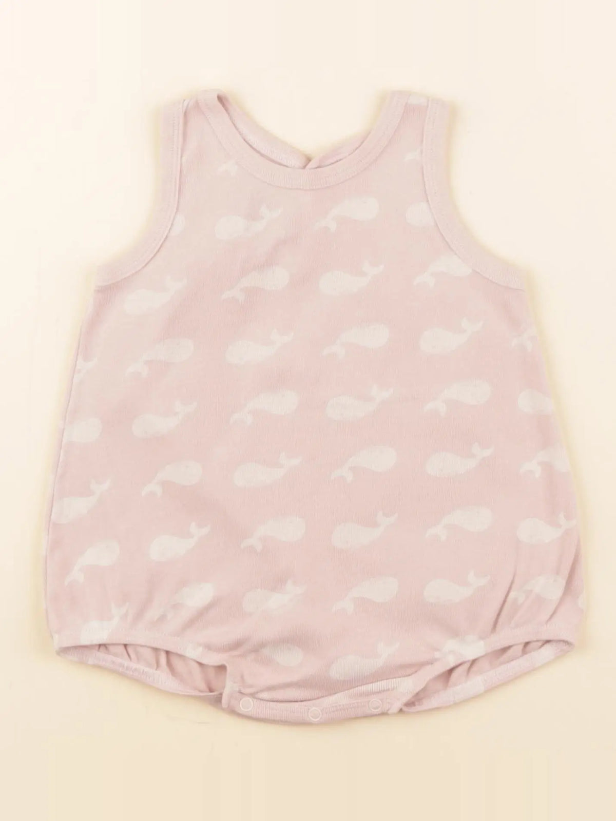 Petit Bateau - combinaison rose - 6 mois