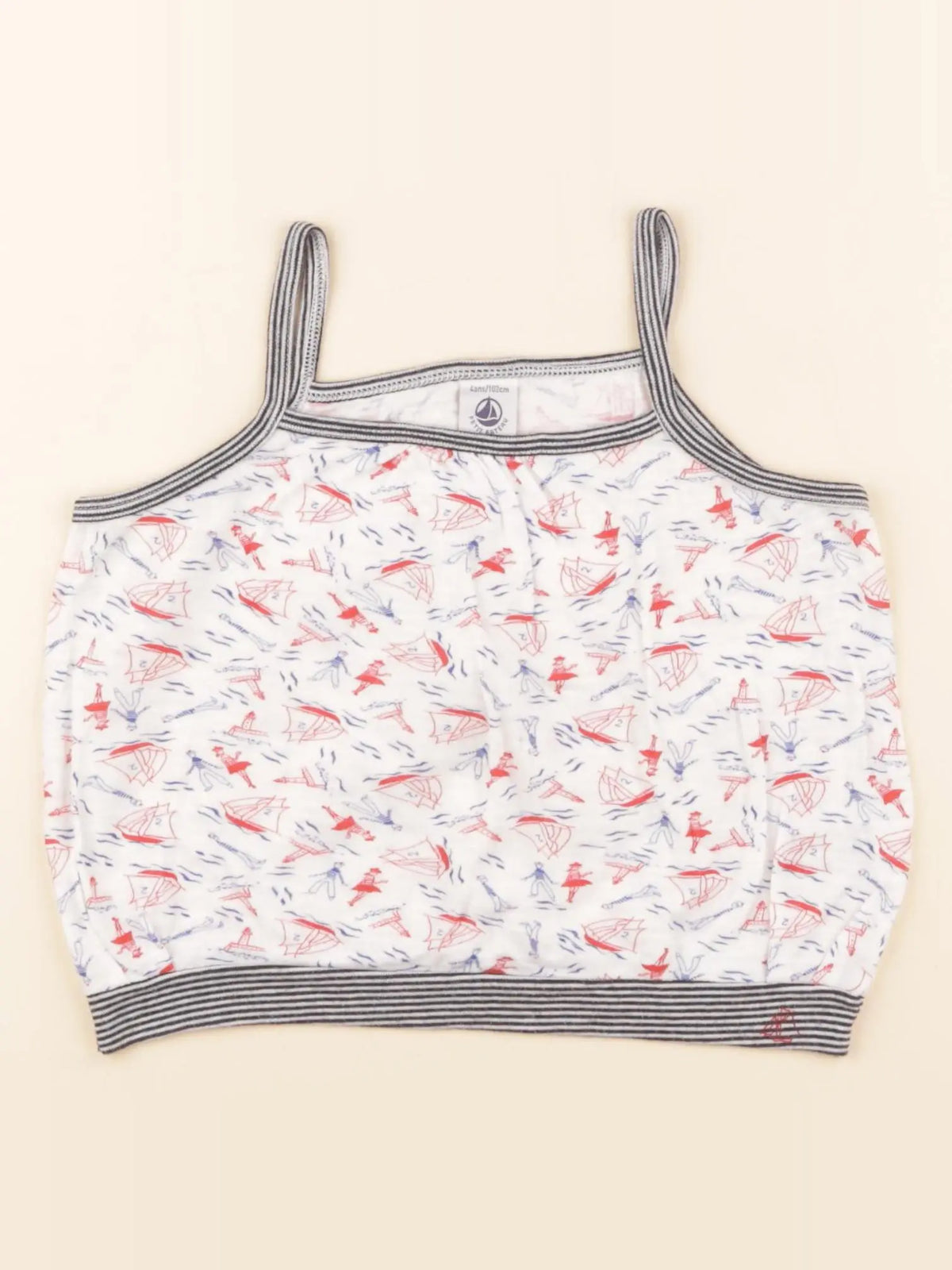 Petit Bateau - débardeur multicolore - 4 ans