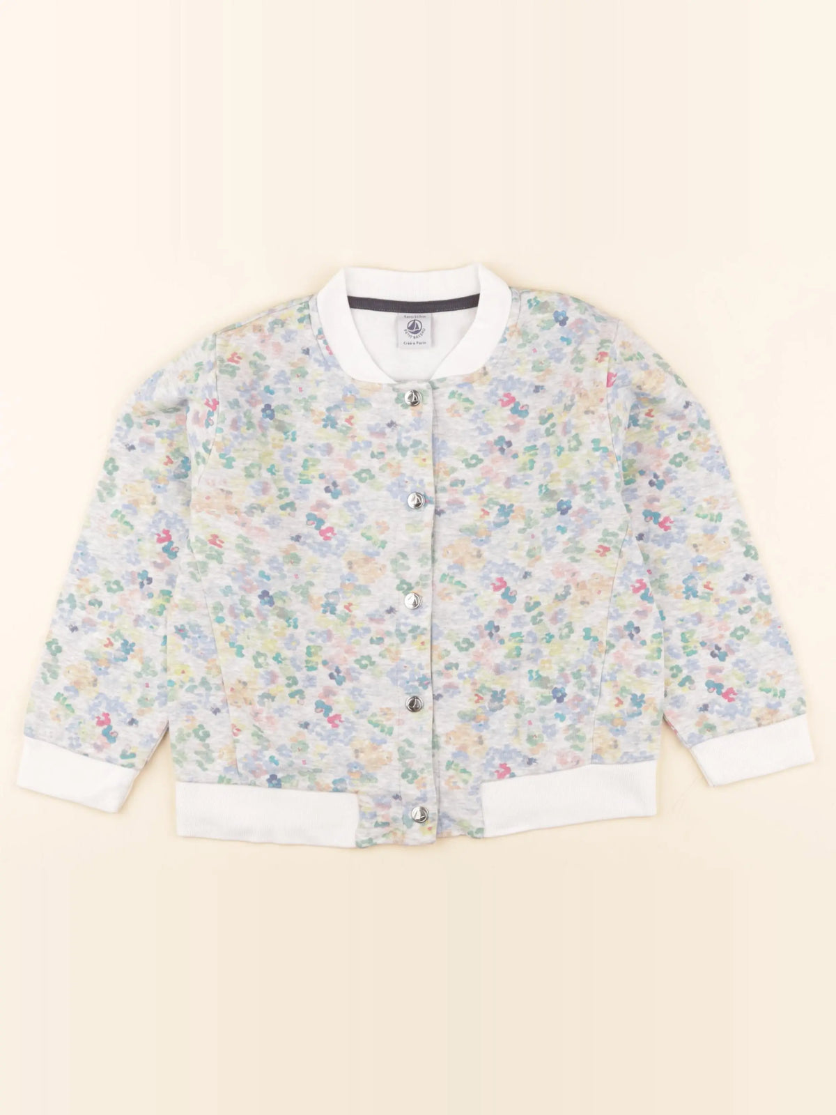 Petit Bateau - veste multicolore - 5 ans