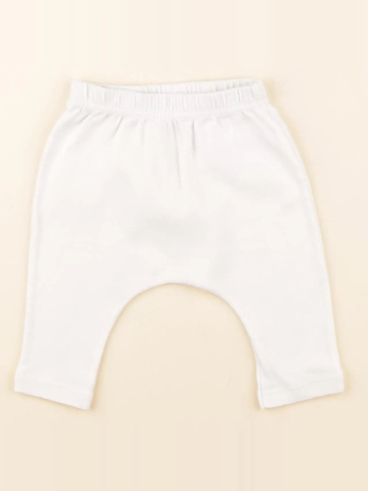 Petit Bateau - sarouel blanc - 3 mois