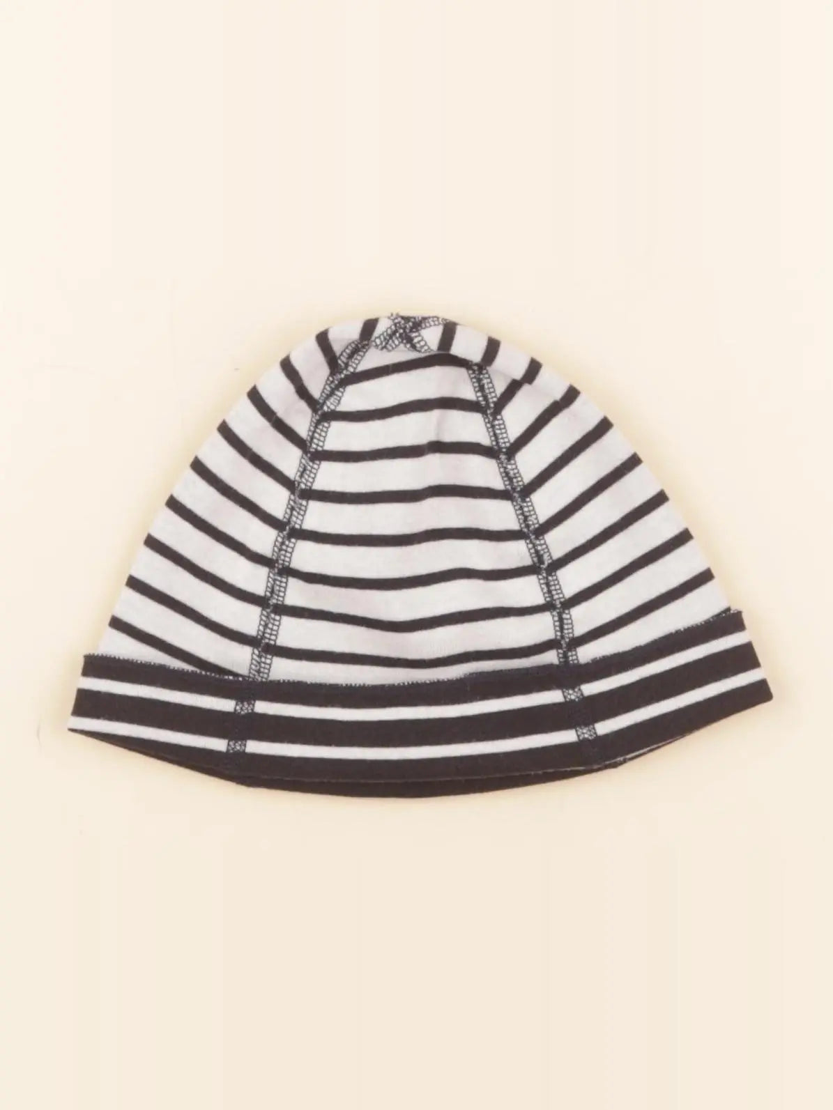 Petit Bateau - bonnet bleu, blanc - 18/24 mois