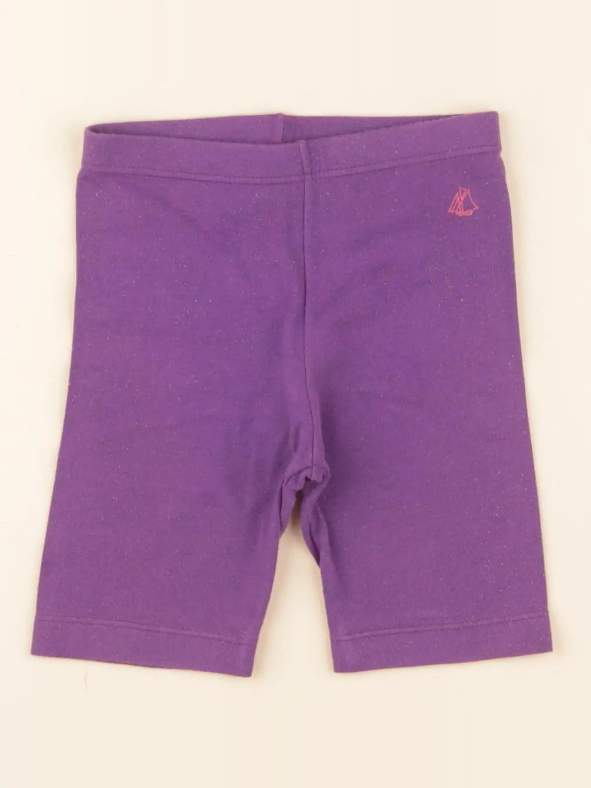 Petit Bateau - short violet, or - 4 ans
