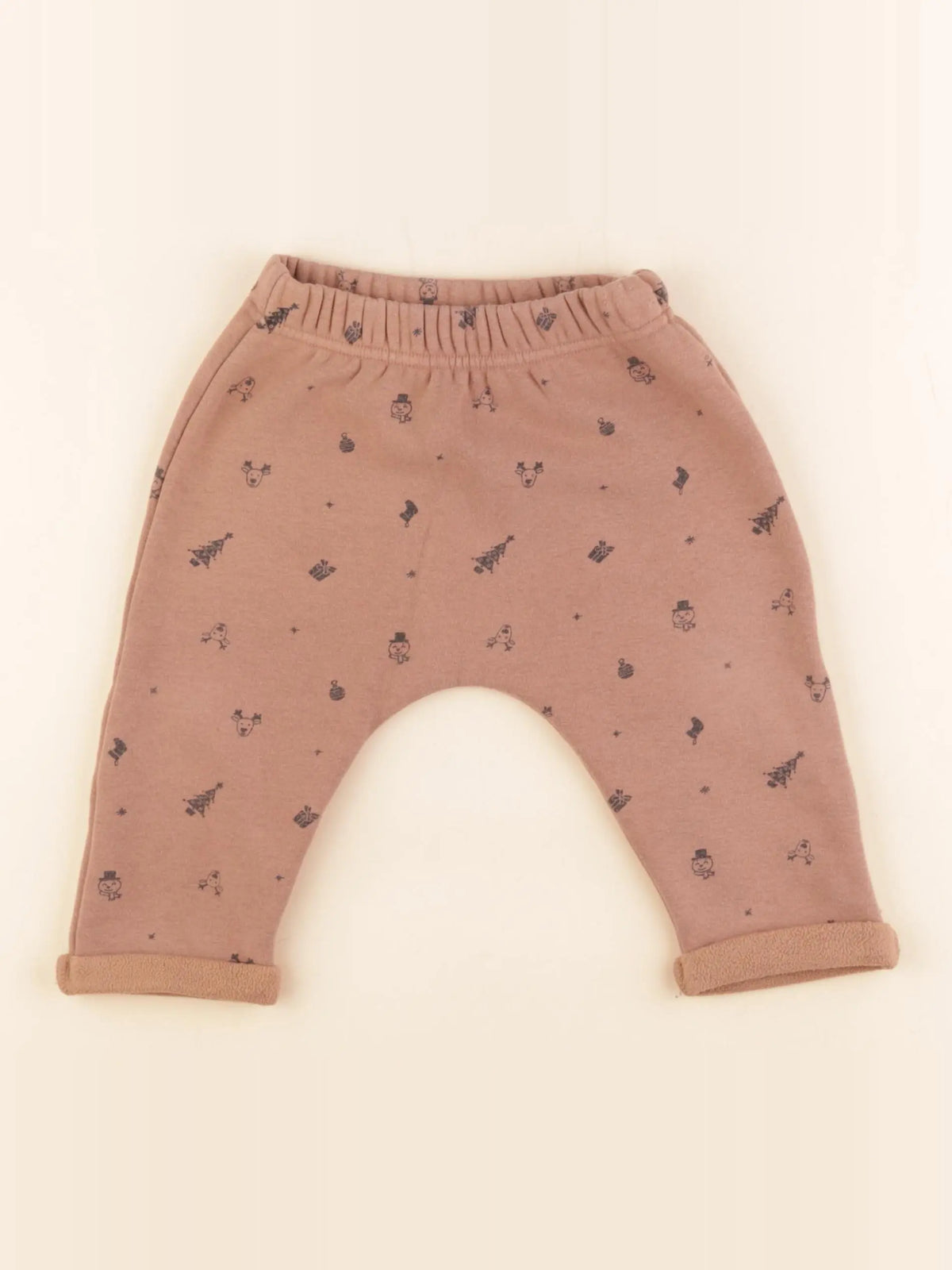 Vertbaudet - jogging marron - 12 mois