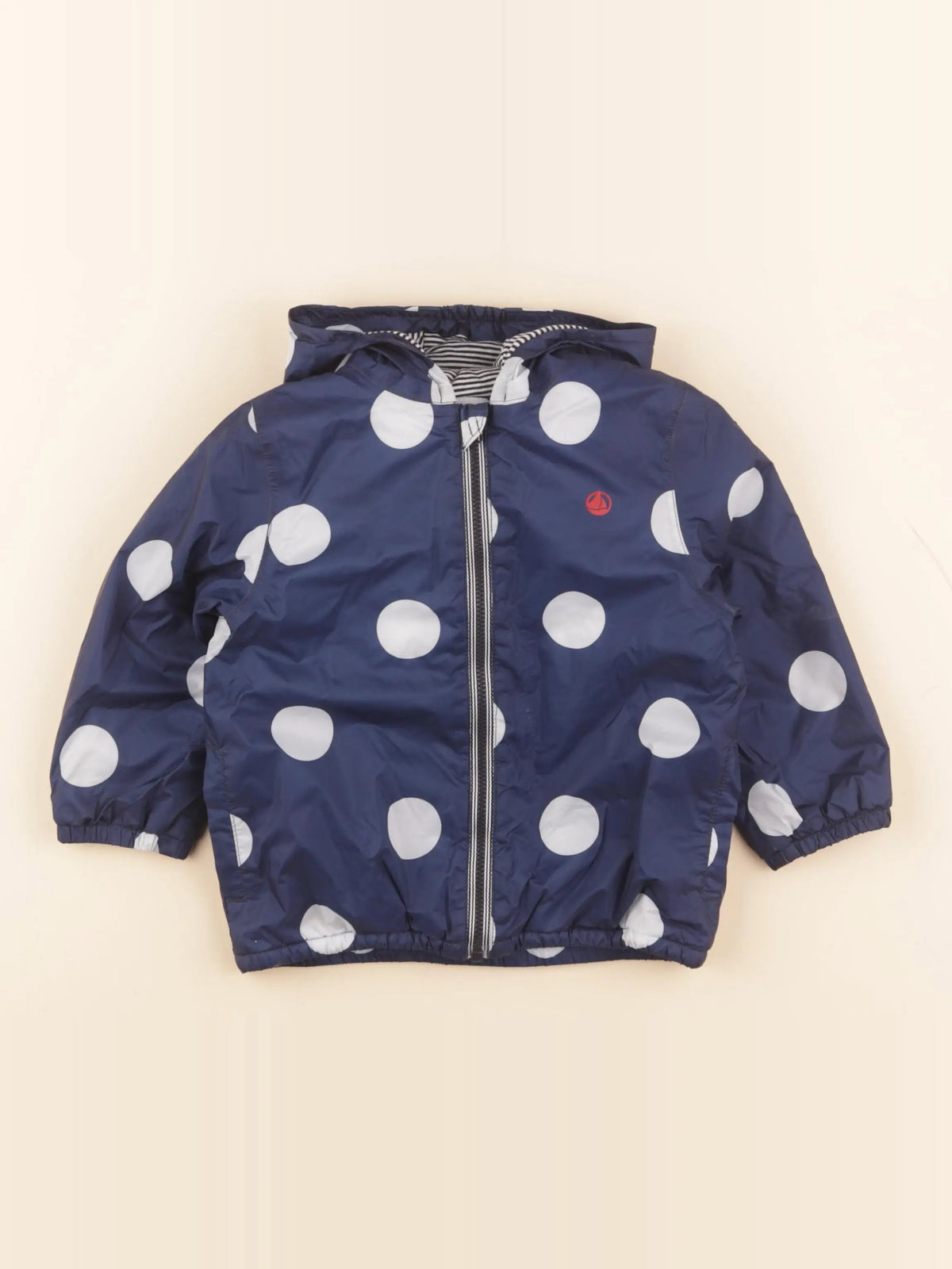 Petit Bateau - imperméable bleu - 24 mois