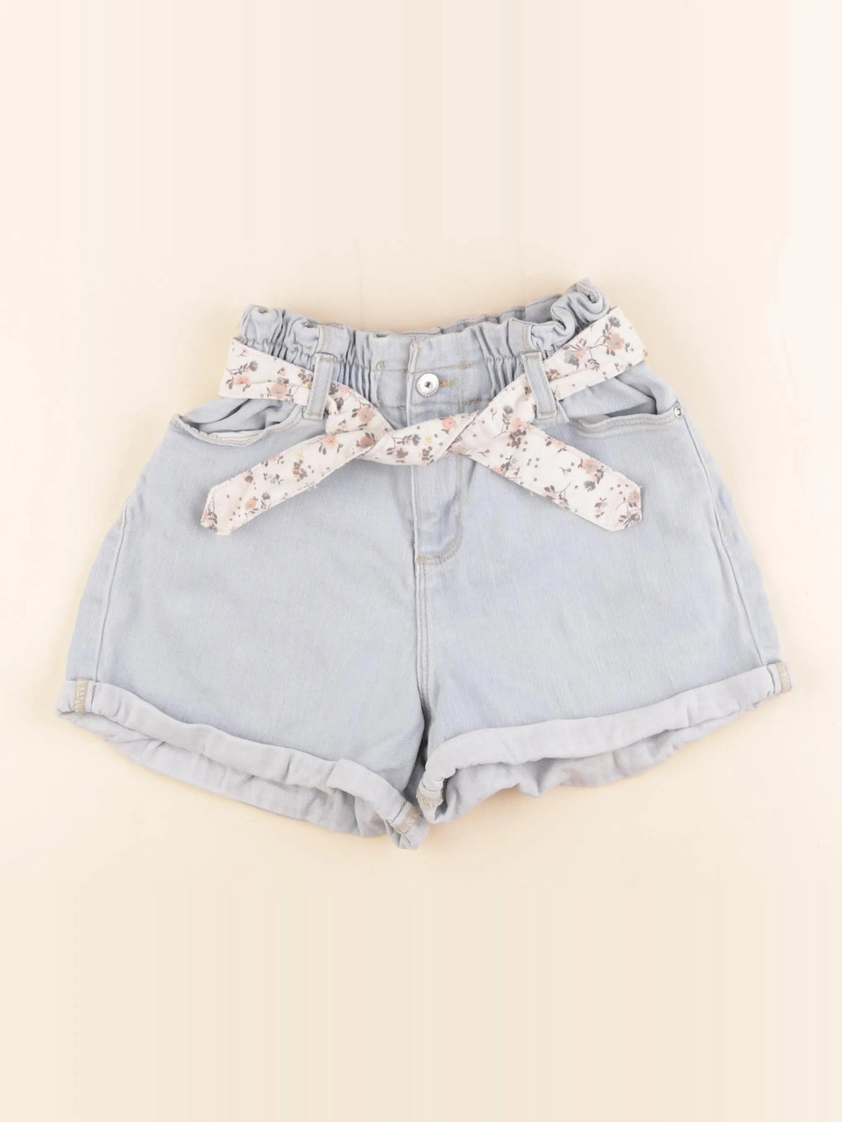 Vertbaudet - short bleu - 8 ans