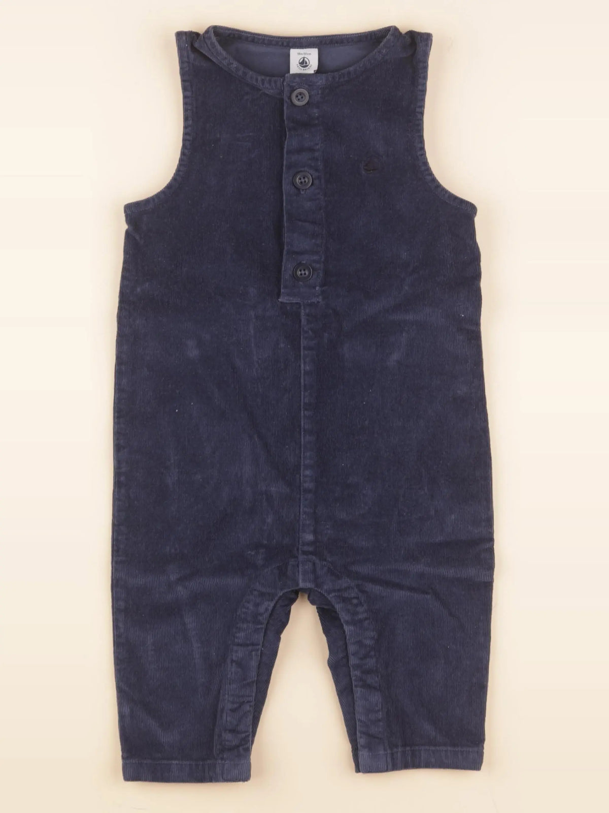 Petit Bateau - combinaison bleu - 18 mois