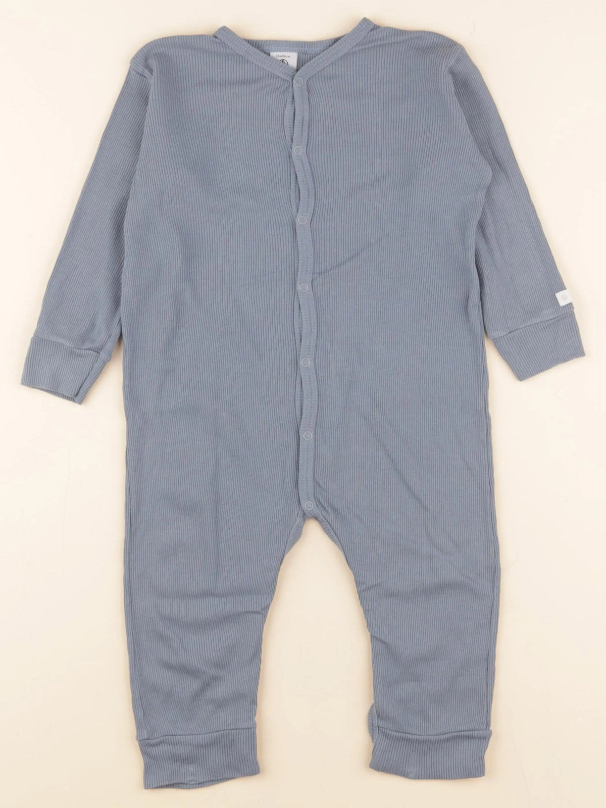 Petit Bateau - pyjama coton bleu - 24 mois