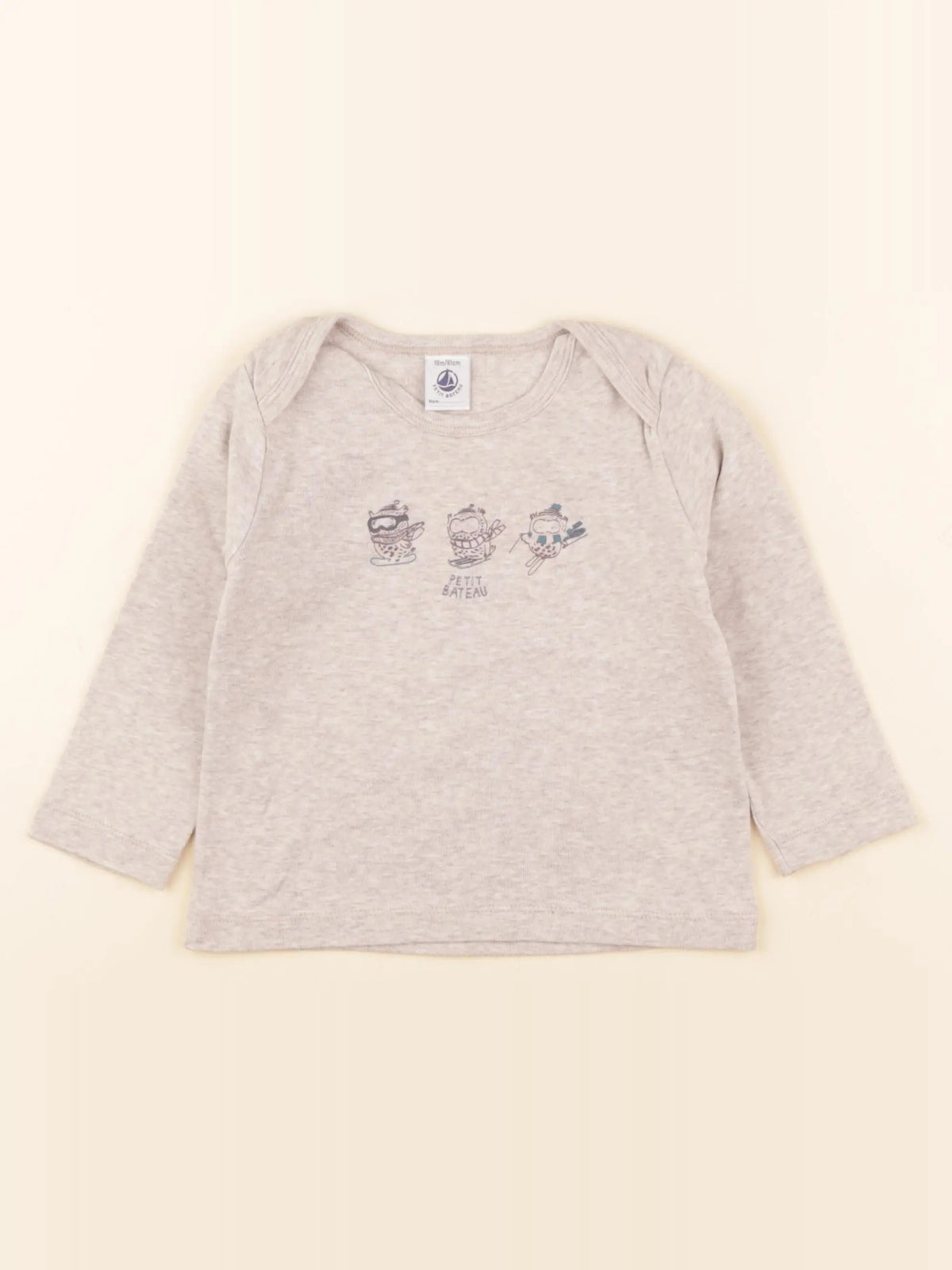 Petit Bateau - maillot de corps beige - 18 mois
