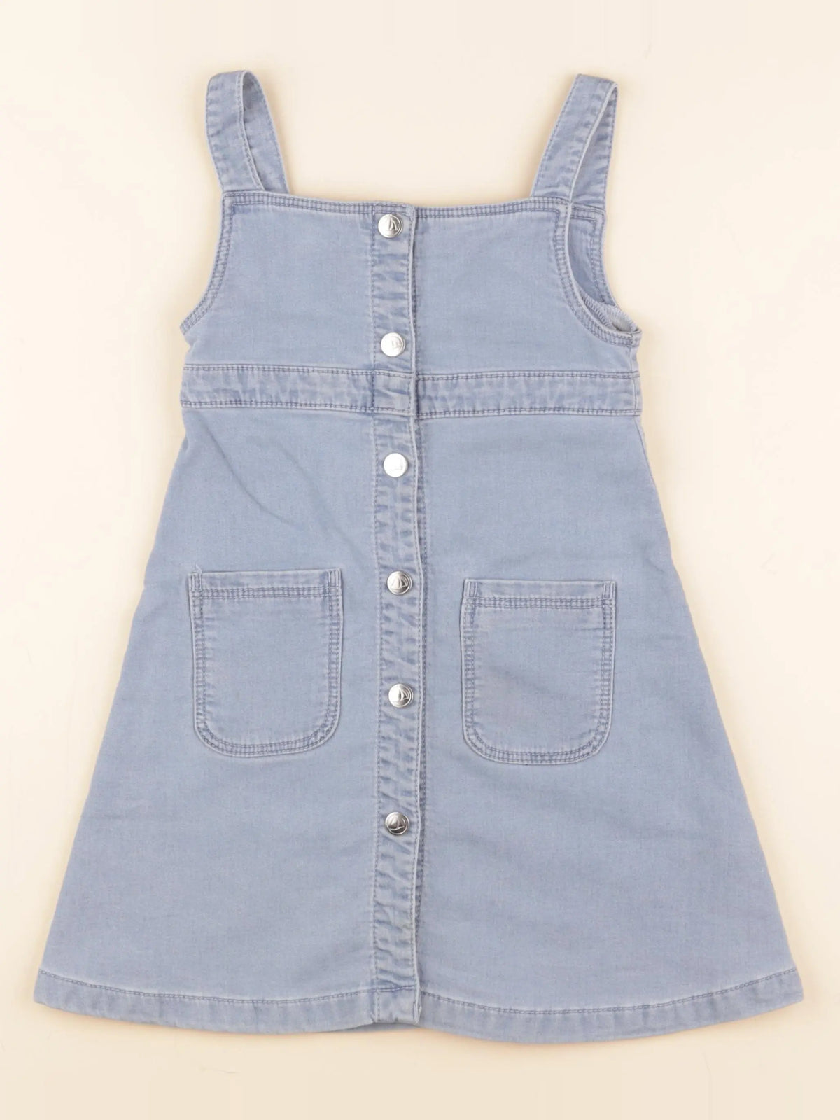 Petit Bateau - robe bleu - 6 ans