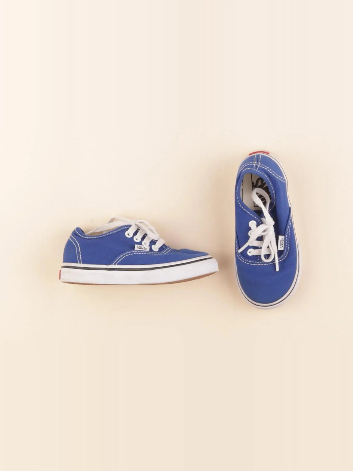 Vans - tennis à scratch/ lacets bleu - pointure 24