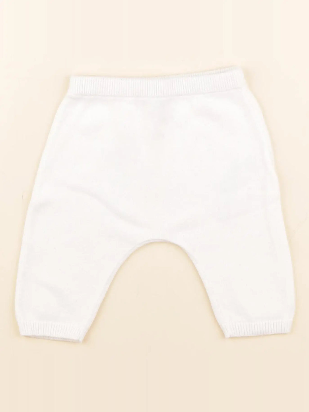 Petit Bateau - sarouel blanc - 3 mois