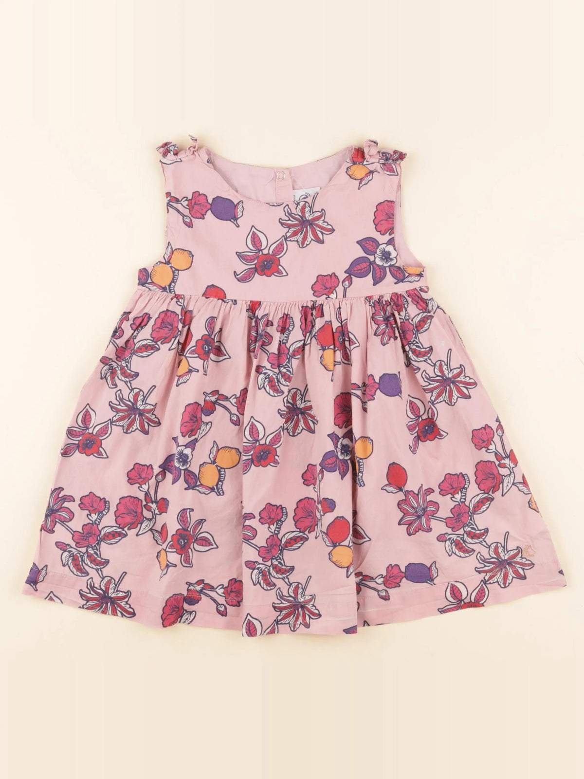 Petit Bateau - robe rose - 36 mois