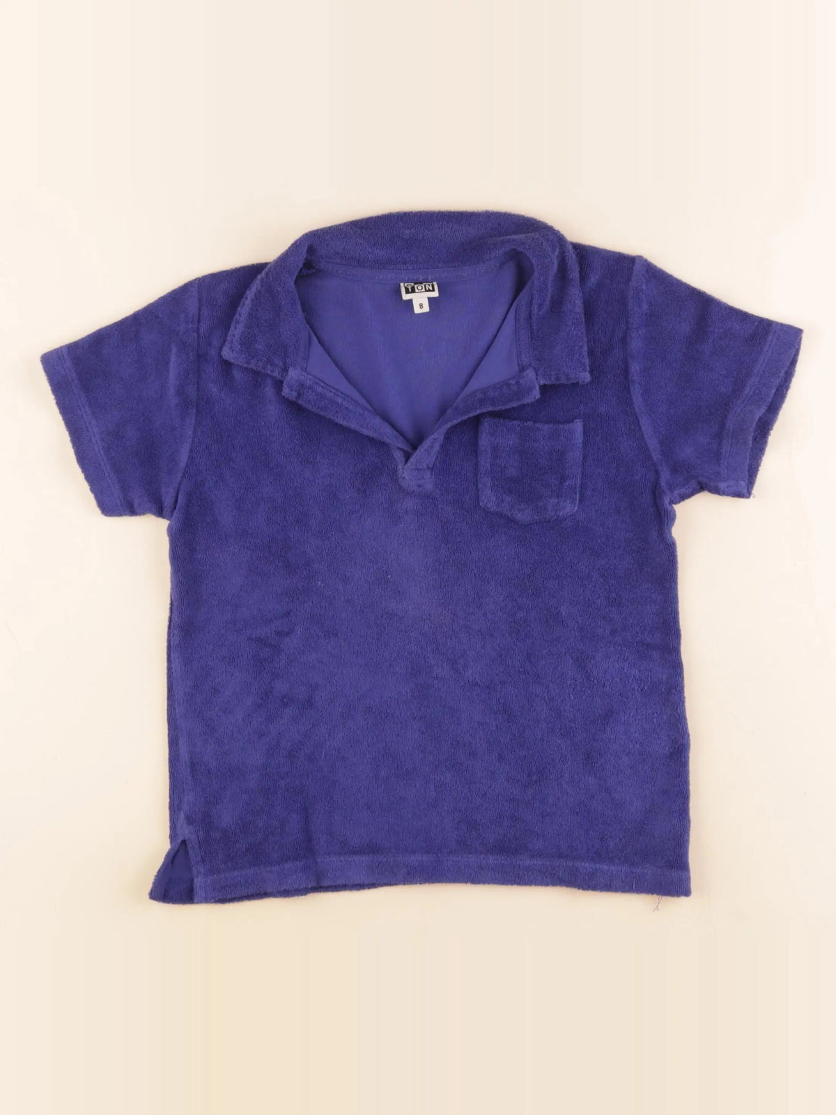Bonton - polo bleu - 8 ans